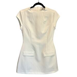 Odd Muse Off-White Cap Sleeve Mini Dress - size Medium (US 6)